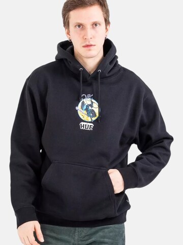 HUF Sweatshirt in Zwart: voorkant