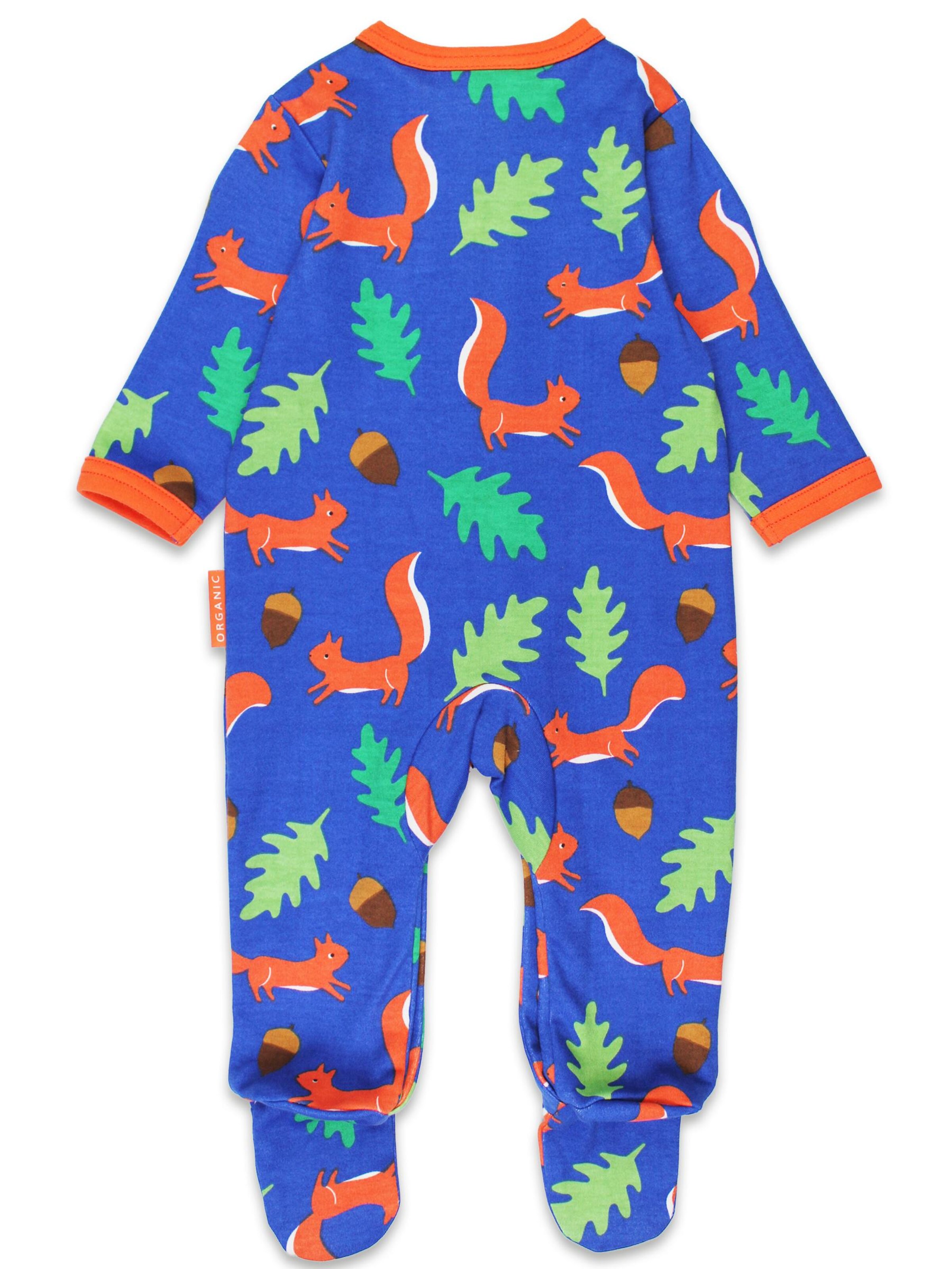 Toby Tiger Romper/Bodysuit 'Eichhörnchen' in Blue