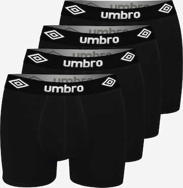 Boxers UMBRO en noir : devant