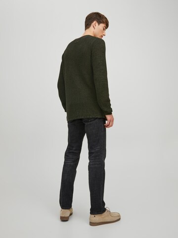 JACK & JONES Sweter 'Phil' w kolorze zielony