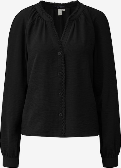 QS Bluse in XXS in schwarz, Produktansicht