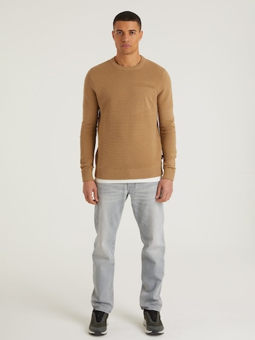 CHASIN' Sweater 'Typhoon' in Brown