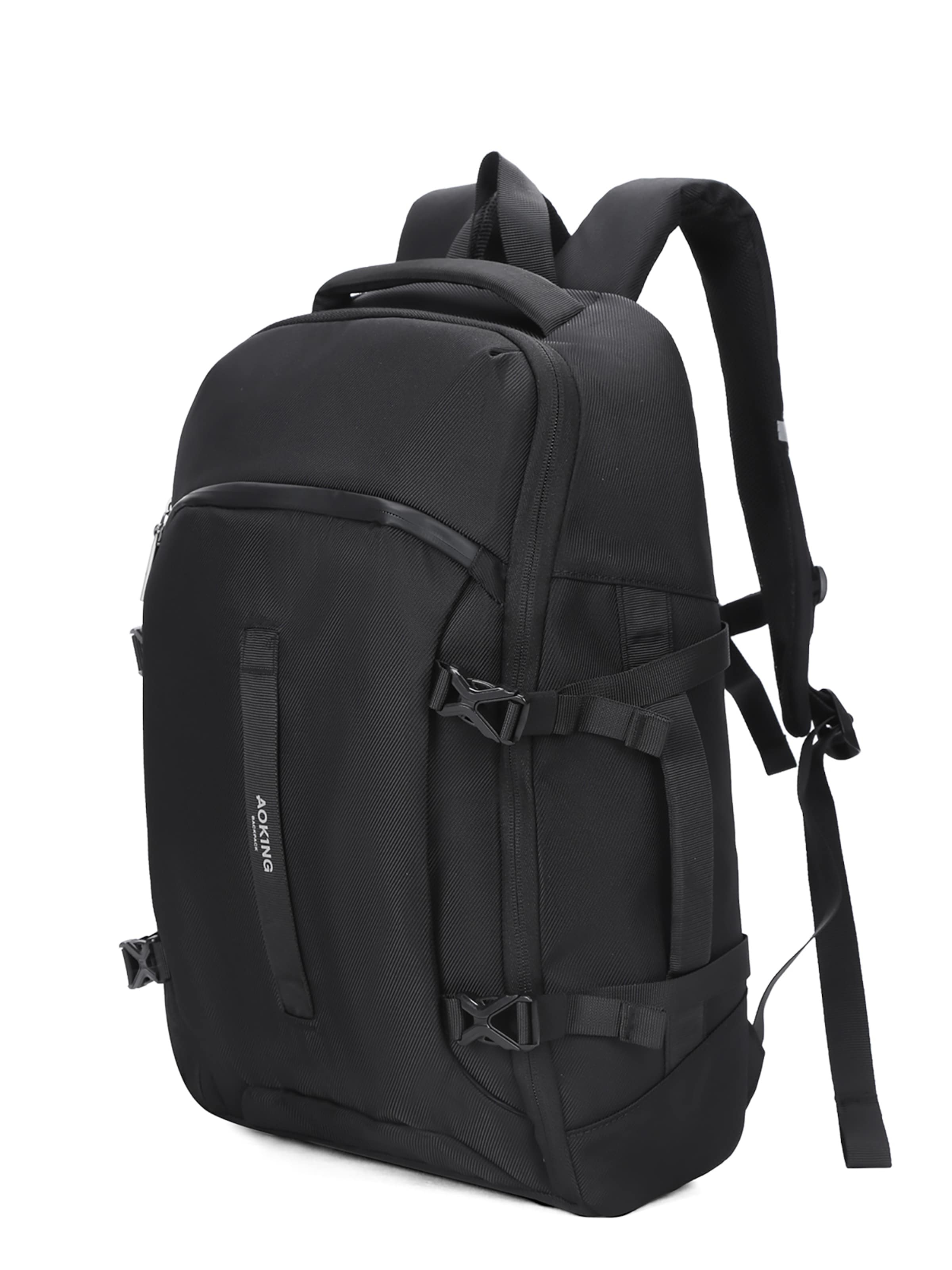 Aoking Backpack in Black: front