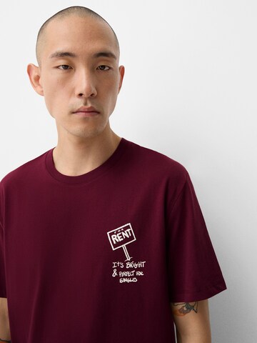 Bershka Shirt in Rood