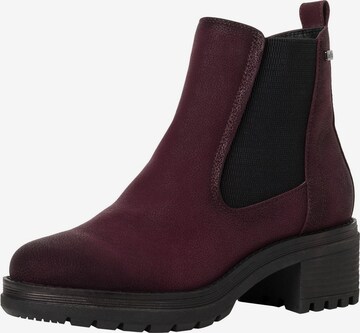JANA Chelsea Boots in Red: front