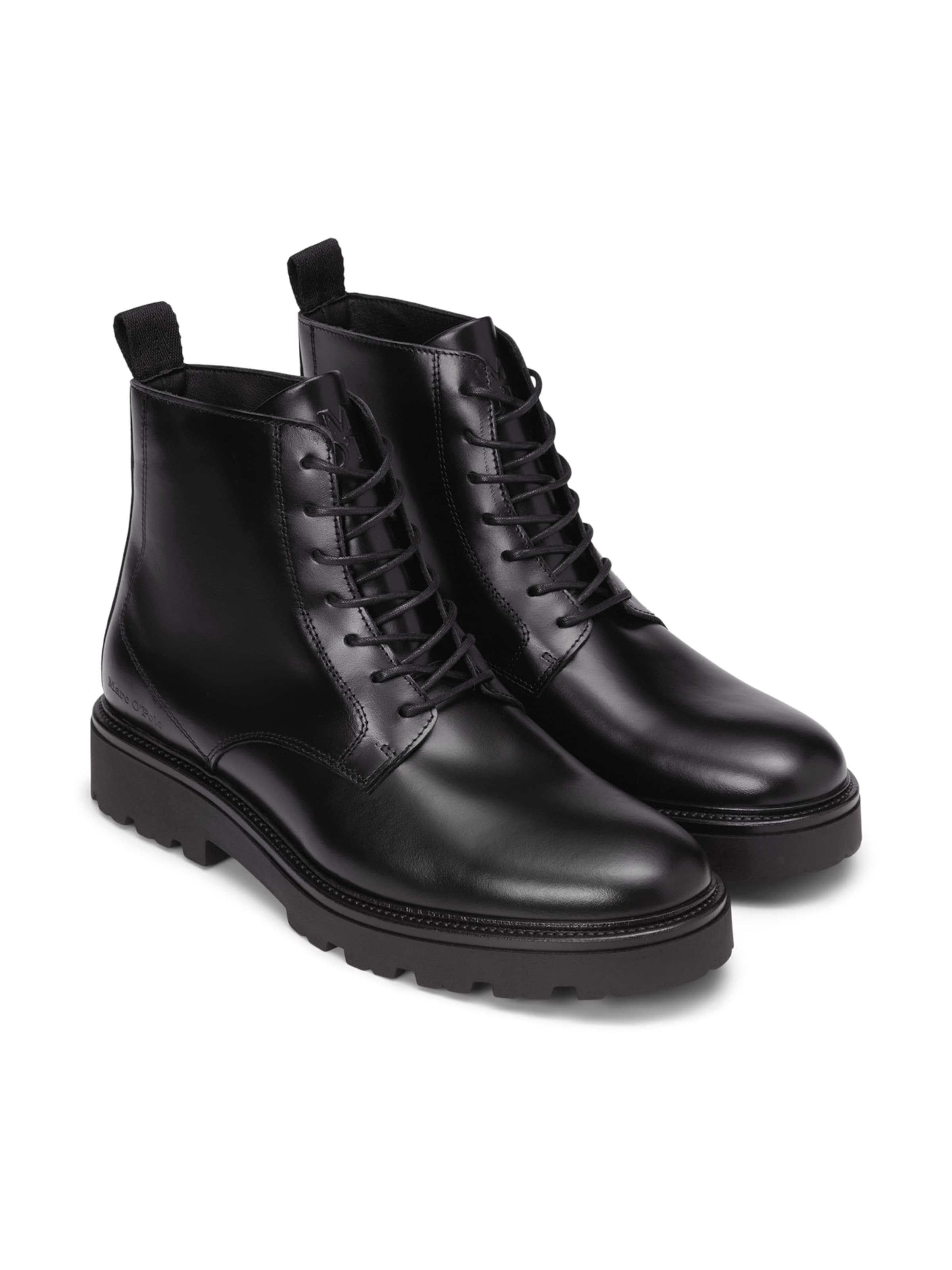 Marc O'Polo Сапоги на шнуровке в Черный