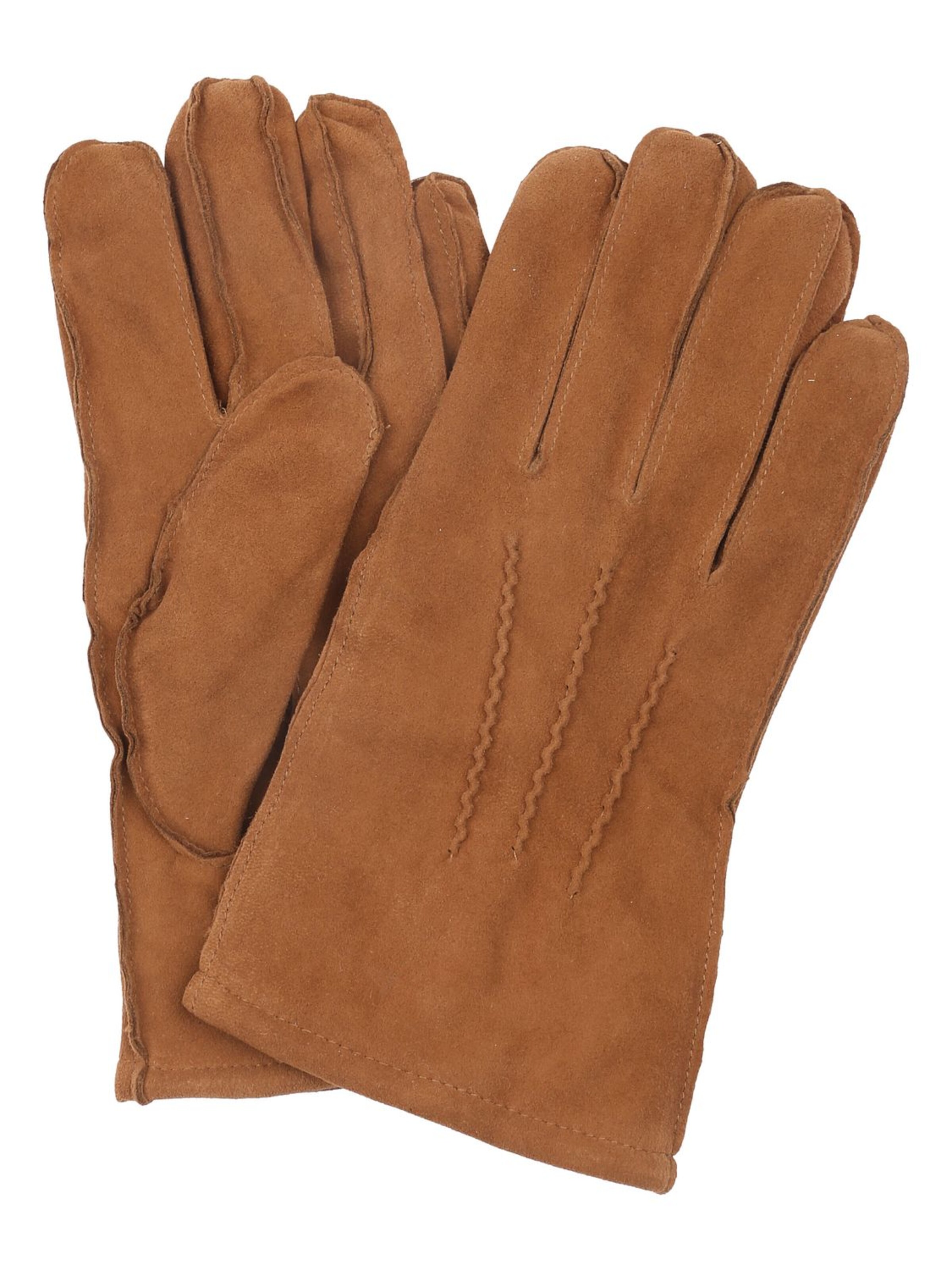 Suitable Full Finger Gloves in M in Light brown, Item view