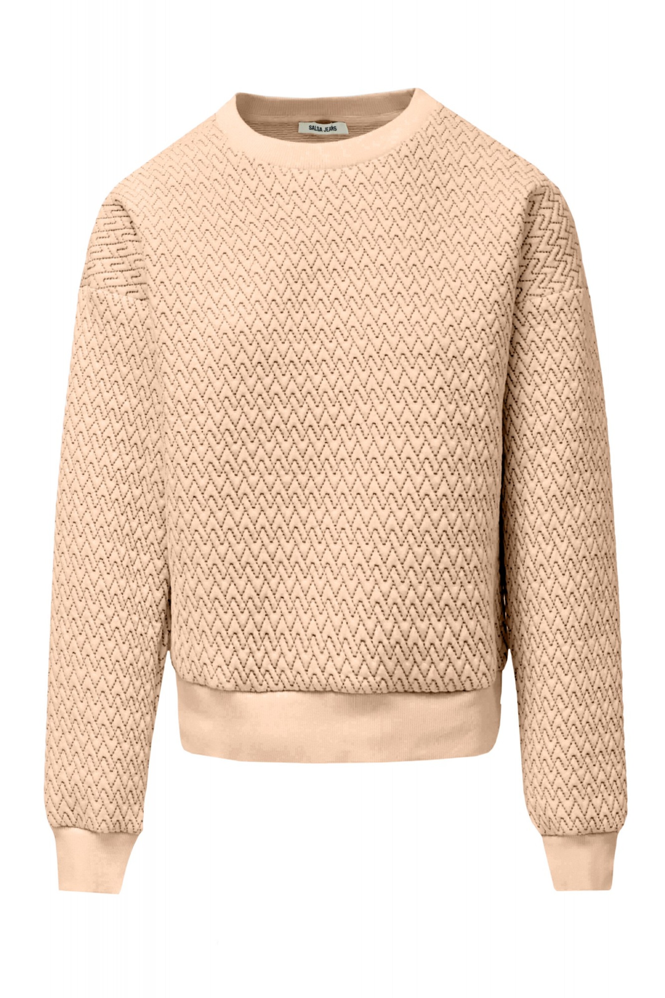 Salsa Jeans Pullover in Beige: Vorderseite