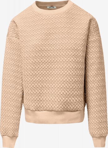 Salsa Jeans Sweatshirt in Beige: front