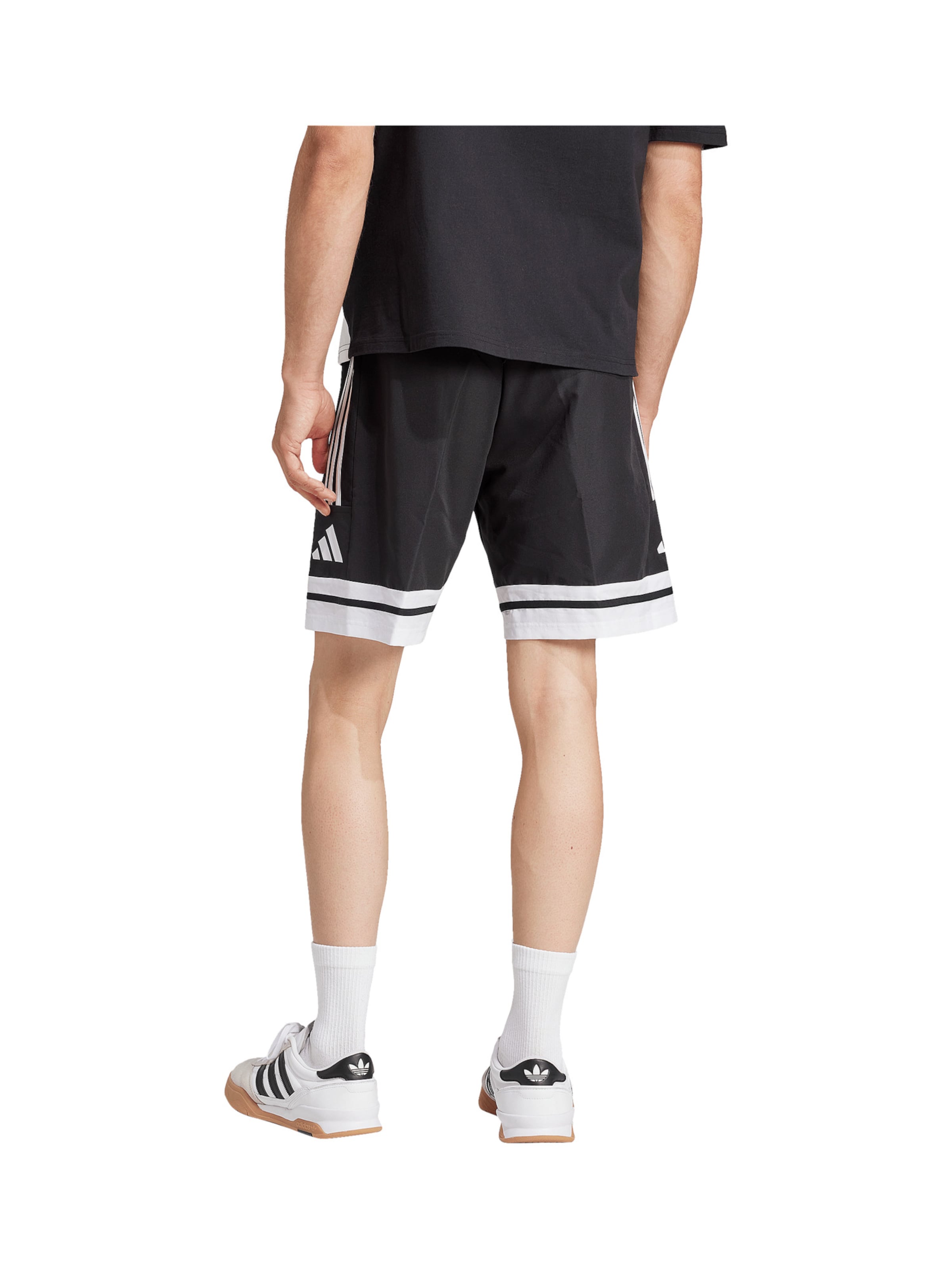 Loosefit Pantalon de sport 'Squadra 25 Downtime' ADIDAS PERFORMANCE en noir