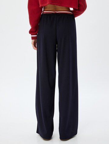 Koton Wide leg Broek in Blauw
