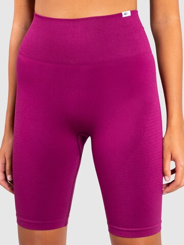 Smilodox Skinny Workout Pants 'Bloom' in Purple