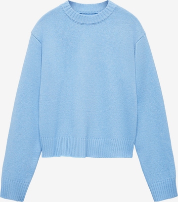 MANGO Pullover 'SILVEST' in Blau: predná strana