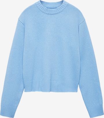 MANGO Sweater 'SILVEST' in Blue: front