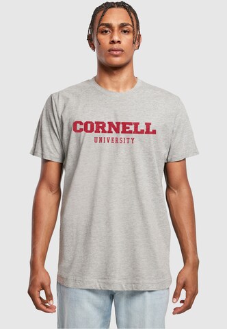 T-Shirt 'Cornell University' Merchcode en gris : devant