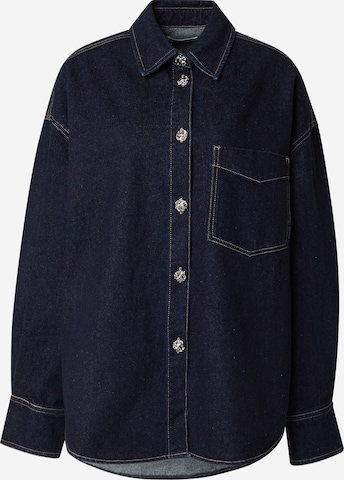 EDITED Blouse 'Haley' in Blauw: voorkant