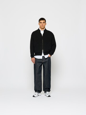 Burocs Strickjacke 'Kangaroo' in Schwarz