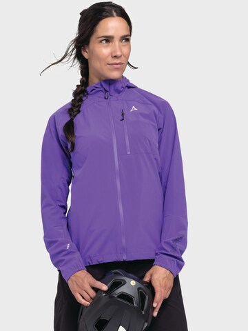 Schöffel Outdoorjas ' Bike Hybrid Jk Style Mamry WMS ' in Lila: voorkant