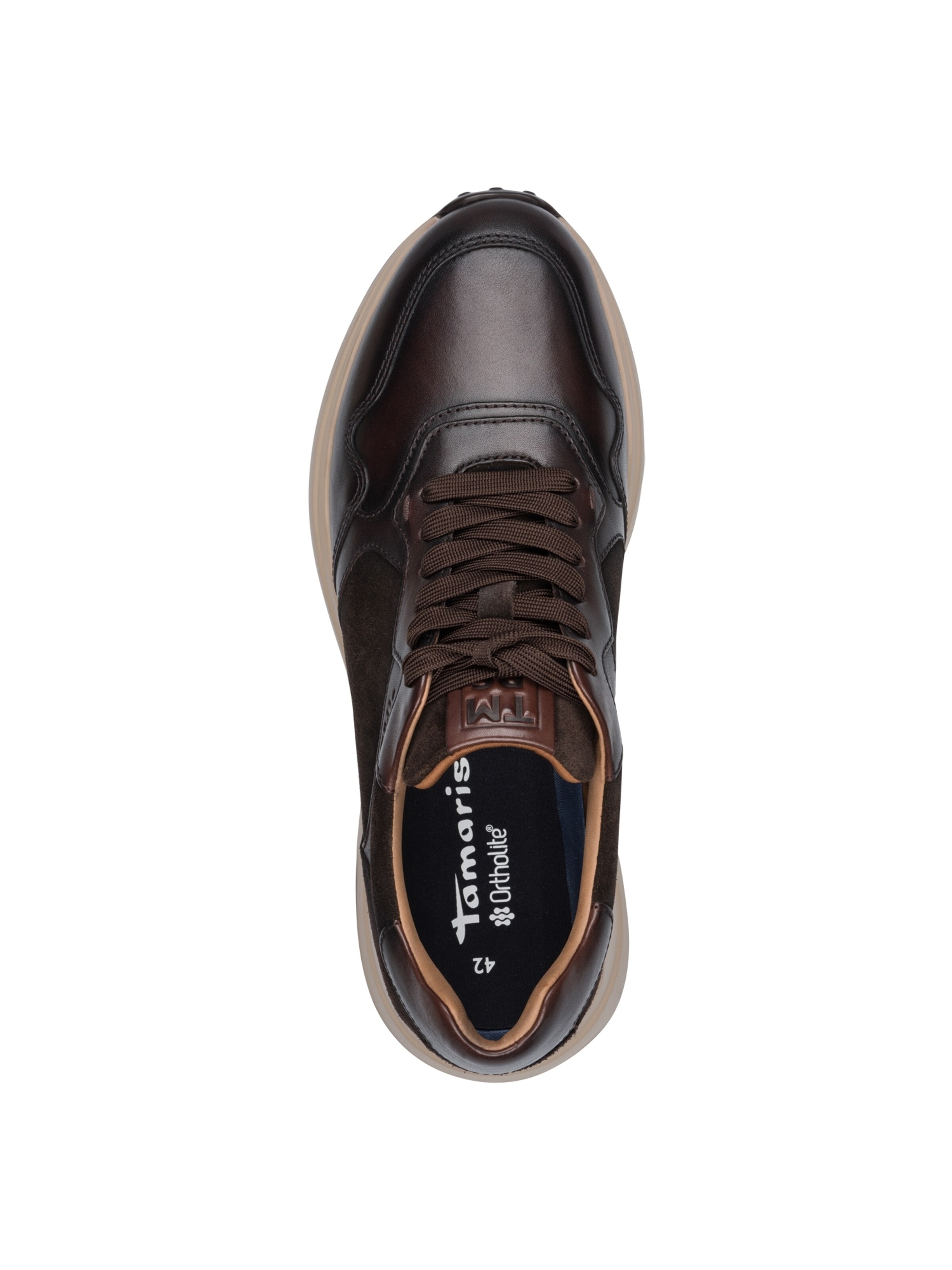 Tamaris Platform trainers in Brown