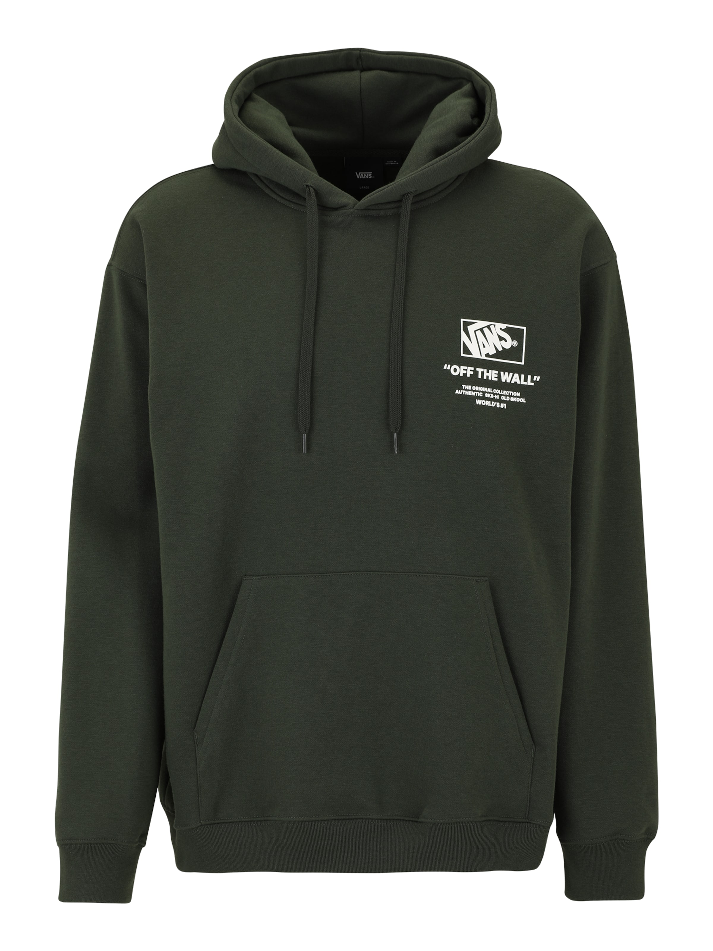 VANS Sweatshirt 'Stockpile' in Dark green / White, Item view