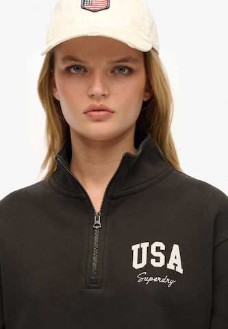Sweat-shirt 'Athletic Essentials' Superdry & Co en gris