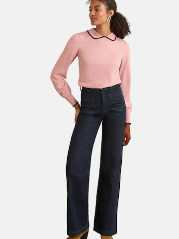 love & roses Pullover in Pink: Vorderseite