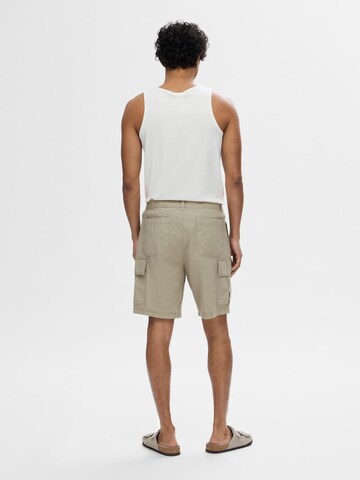 Regular Pantalon cargo 'EVAN' SELECTED HOMME en gris