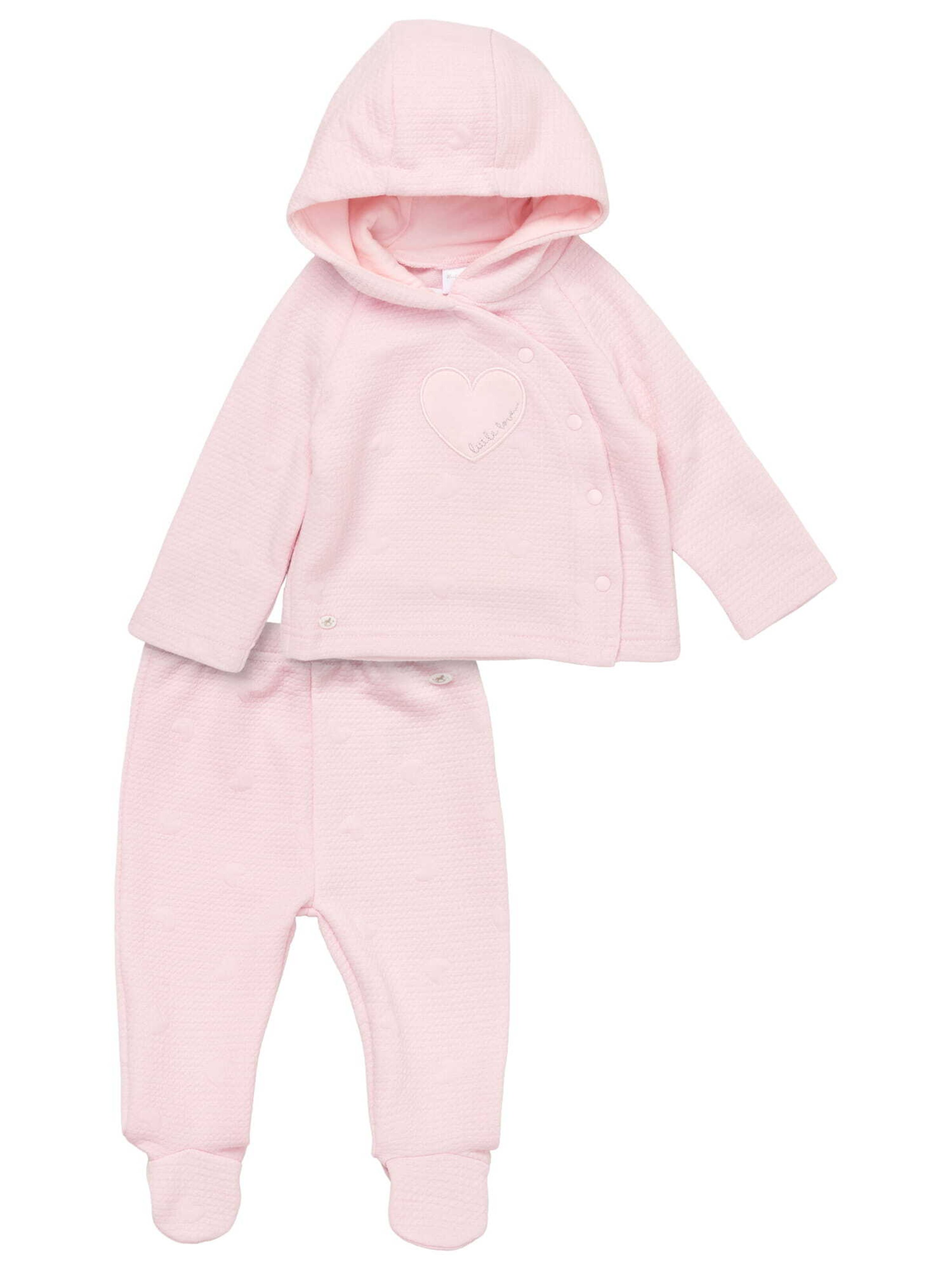Rock a Bye Baby Boutique Set 'Herz' in Roze: voorkant