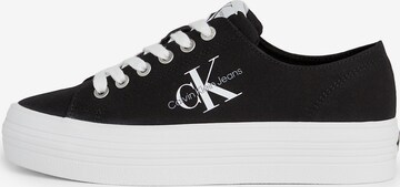 Calvin Klein Jeans Σνίκερ χαμηλό σε μαύρο: μπροστά