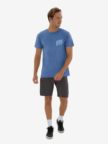 69Slam - Camiseta en azul: frente