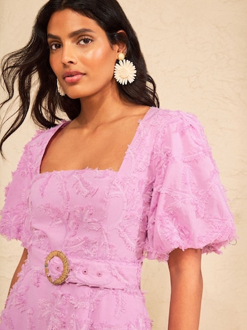 Robe love & roses en rose