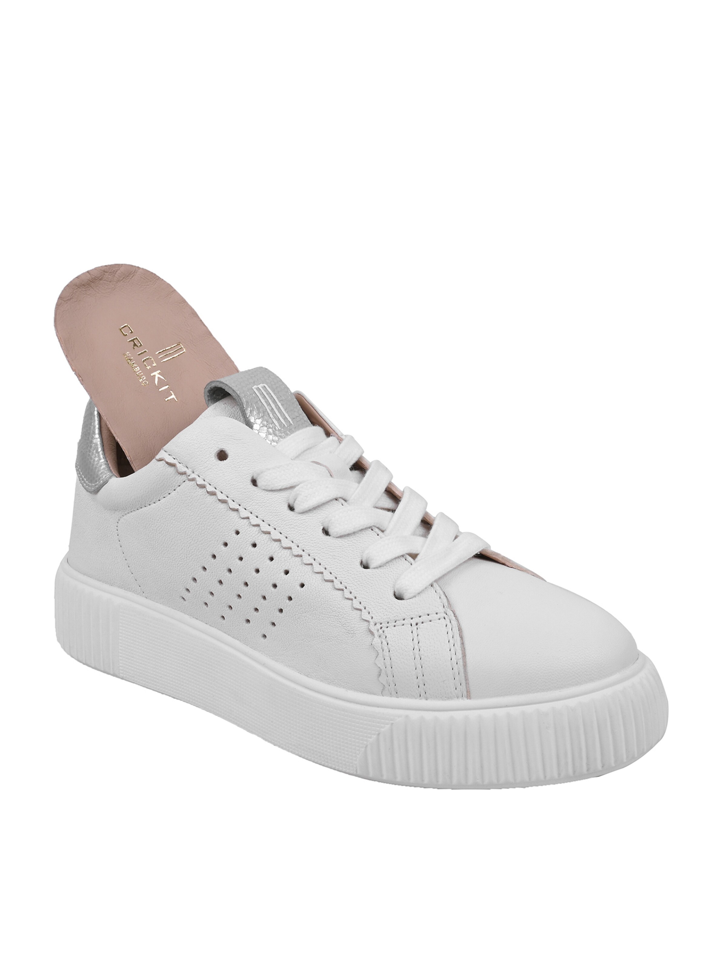 Crickit Platform trainers ' ORMA ' in Silver