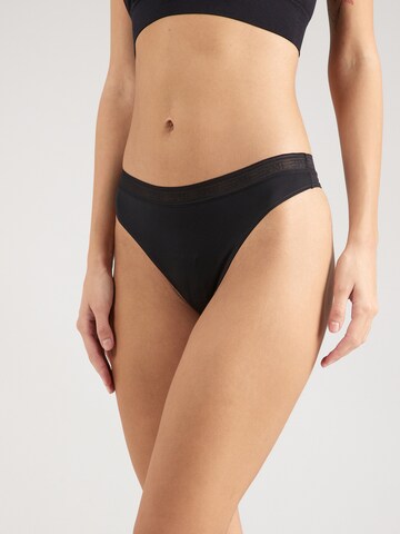 ESPRIT Thong in Black: front