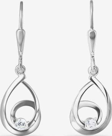 FAVS Earrings in Silver: front