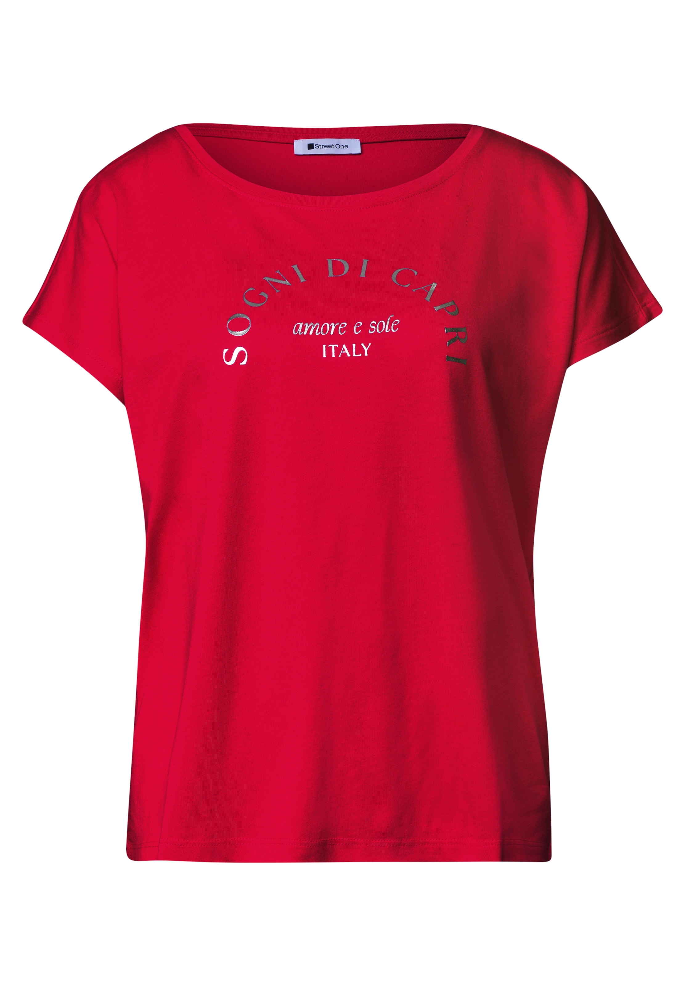 STREET ONE Shirt in Rot: Vorderseite