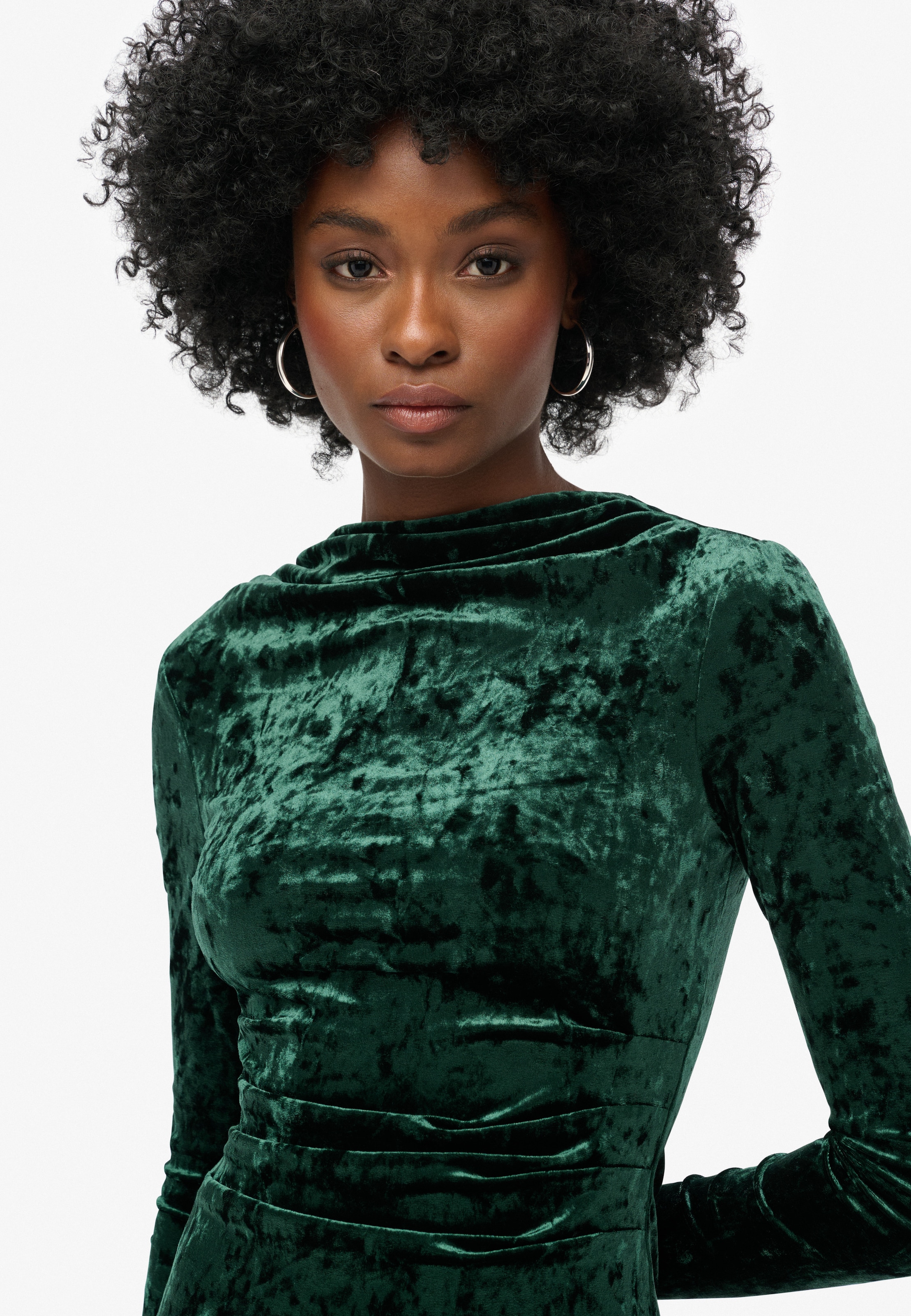 Superdry Cocktailjurk in Groen: voorkant