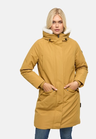 Cappotto invernale 'Bibber-Beauty 14' di NAVAHOO in giallo: frontale