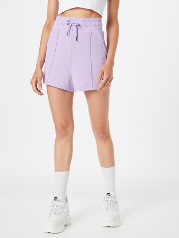FILA Loosefit Sportovní kalhoty 'Todi' – fialová: přední strana
