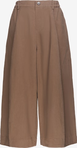 usha FESTIVAL - Pierna ancha Pantalón en beige: frente