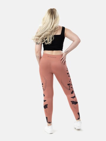 LEAFLETIC - Skinny Leggings 'Leafletic Women`s Long Length Legging' en rosa