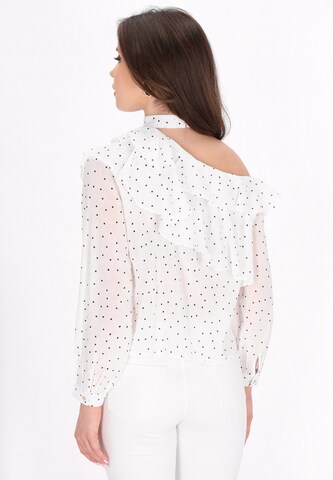 faina Blouse in Wit