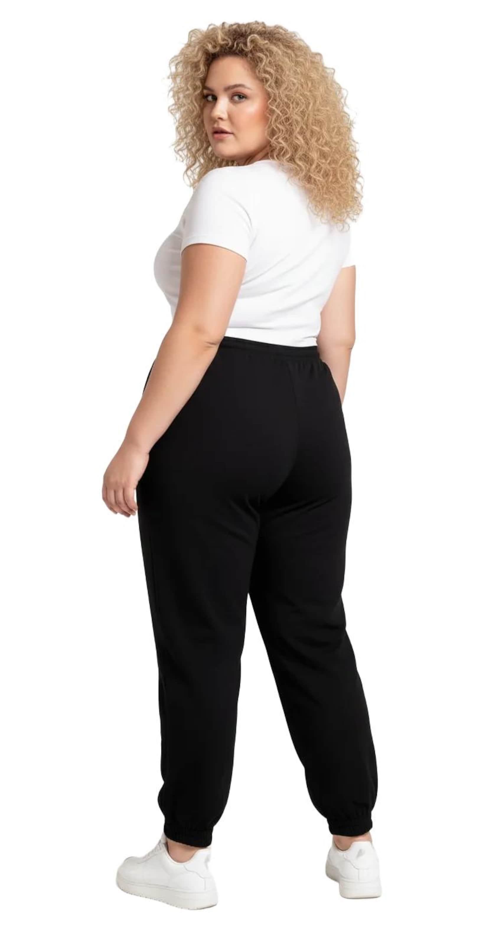 Effilé Pantalon Shape Of You en noir