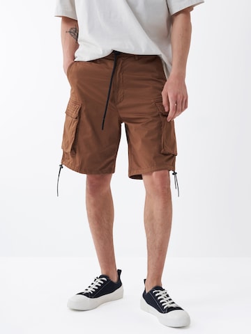 Salsa Cargo Pants 'LOOSE' in Brown: front