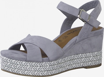 Tamaris Sandals in Grey: front