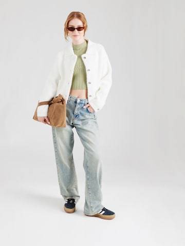 RINO & PELLE Knit cardigan 'Bubbly' in White
