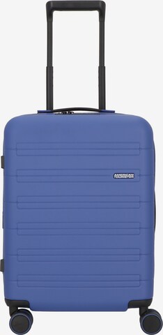 American Tourister Trolley 'Novastream' in Blauw: voorkant