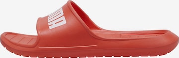 PUMA Beach & Pool Shoes in Red: front