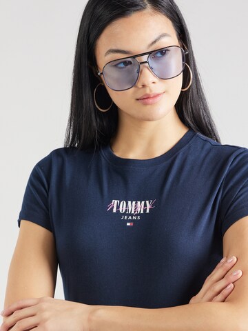 Tommy Jeans Curve Tričko 'ESSNTL' - Modrá
