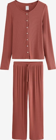 Pyjama Next en marron : devant