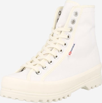 Baskets hautes 'Alpina Emily' SUPERGA en blanc : devant